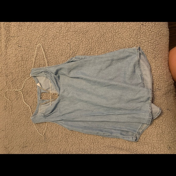 Old navy denim fabric XS shirt - Picture 1 of 1